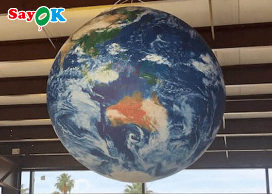 Planeten-aufblasbare Erde der Ereignis-Dekorations-neun mit LED-Licht-Planeten-Ballon
