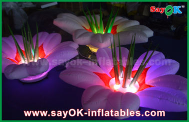 Blumen-geformte aufblasbare Beleuchtungs-Dekoration, aufblasbares LED Licht der Hochzeits-