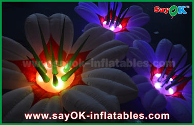 Blumen-geformte aufblasbare Beleuchtungs-Dekoration, aufblasbares LED Licht der Hochzeits-
