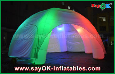 Aufblasbare Beine LED des Nachtklub-5, die aufblasbare Spinnen-aufblasbares Hauben-Zelt mit CER/UL Gebläse beleuchten