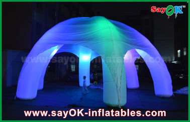 Aufblasbare Beine LED des Nachtklub-5, die aufblasbare Spinnen-aufblasbares Hauben-Zelt mit CER/UL Gebläse beleuchten