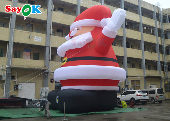 Niedliche LED-Explosions-Weihnachtsdekorationen Spirit Giant Aufblasbarer Weihnachtsmann