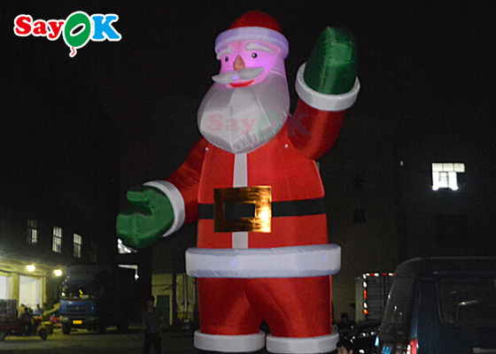 5m Weihnachtsaufblasbare Santa Blow Up Yard Dekorationen für Feiertage feiern