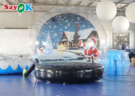 Weihnachten menschliche Größe riesige aufblasbare Schneekugel transparente Kugel Ball Fotoautomat