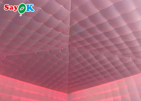 Großes aufblasbares Zelt Riesenmobiles 8x8x4m Außen aufblasbares Zelt mit LED-Leuchten wasserdicht