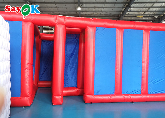9m 27ft aufblasbare Sportspiel-Hindernislauf-Explosion im Freien Maze Inflatable Games For Kids