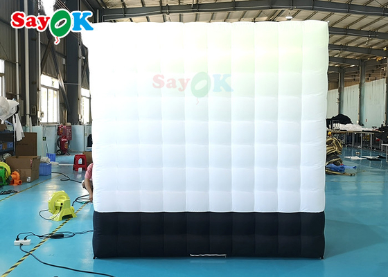 Aufblasbares Fotokabinen-Zelt SGS 360-Grad-Foto-Videokabine mit LED-Licht