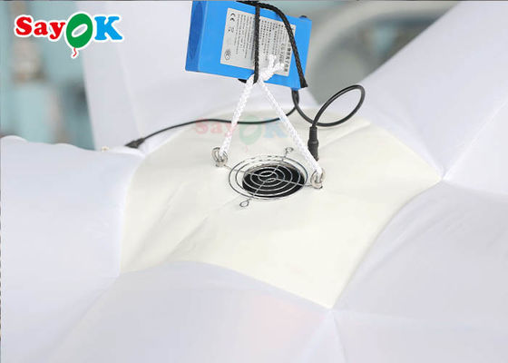 2m aufblasbare beleuchtende Dekorations-hängende Stern-Tätigkeits-im Freien dekorative Lampe