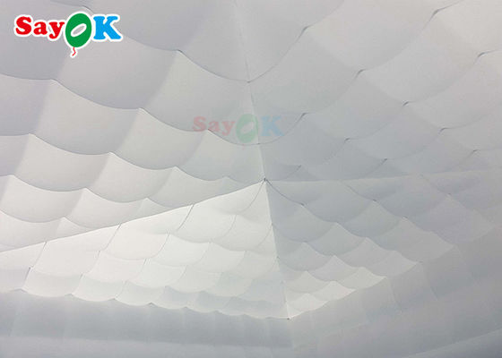 Mobil 8x8x4m Outdoor Weiß aufblasbares Luftzelt für glückliche Partys aufblasbares Partyzelt
