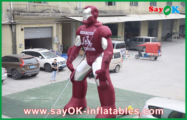 Dauerhafter aufblasbarer Iron Man-/Spider Man-Zeichentrickfilm-Figur-Held für Ereignis