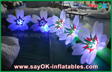 Aufblasbare Beleuchtungs-Dekorations-Blumen-Nylonkette für die Heirat und Ereignis