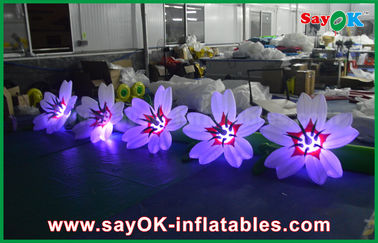 Aufblasbare Beleuchtungs-Dekorations-Blumen-Nylonkette für die Heirat und Ereignis
