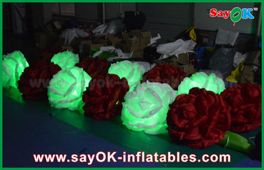 LED, die aufblasbare Blume Beleuchtungs-Dekoration Durchmessers Rose mit CER/UL Gebläse beleuchtet