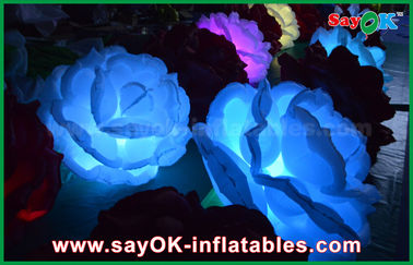 LED, die aufblasbare Blume Beleuchtungs-Dekoration Durchmessers Rose mit CER/UL Gebläse beleuchtet