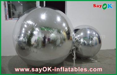 Spiegel-Ball-Silber-Ballon-Dekorations-Luft-feste Dichtungs-Art 0.6mm PVCs aufblasbare