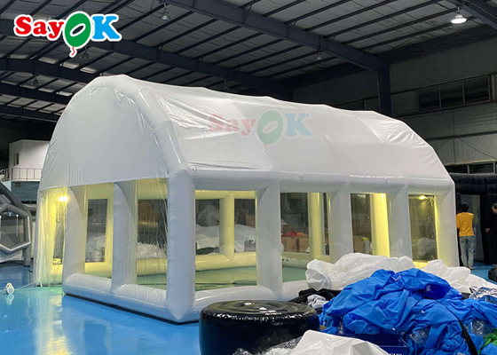 aufblasbares Luft-Zelt-klare luftdichte Haube 0.55Mm PVCs für Swimmingpool-Abdeckung