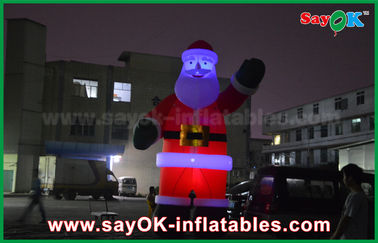 Aufblasbarer großer Mann-aufblasbarer aufblasbarer Luft-Tänzer Festeval Decoration Santa Claus Red Color For Event