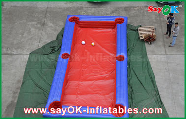Aufblasbare rollende Spiel PVC-Material-aufblasbare Sportspiele Snookball-Tabellen für Kinderdas spielen