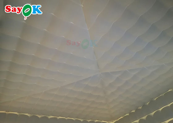 Aufblasbares Würfelzelt Flexibles aufblasbares Luftzelt mit Led-Leuchten Aufblasbares Campingzelt