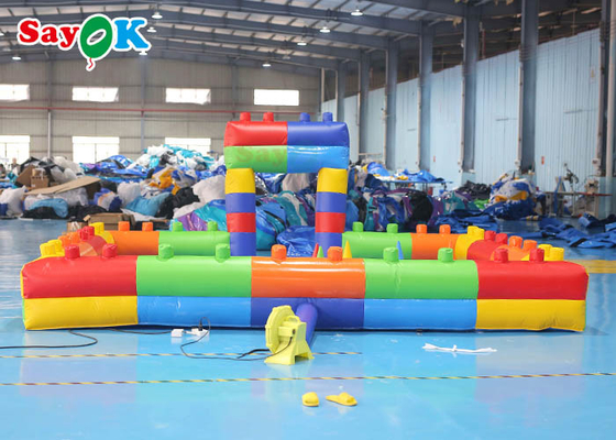 PVC-Planen-aufblasbare Spiele blockieren formen wasserdichten Autoskooter-Zaun Toy Playground Building
