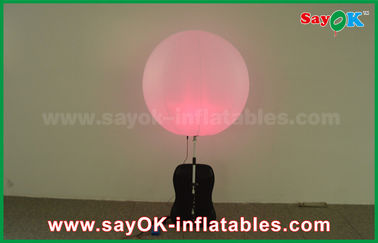 Windundurchlässiger aufblasbarer Beleuchtungs-Dekorations-Rucksack-Nylonball mit LED-Licht für die Werbung