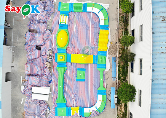 20x30m aufblasbare Wasser-Pool-Hindernislauf-Sport-Spiele Digital Pringting