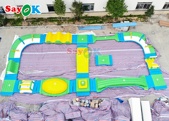 20x30m aufblasbare Wasser-Pool-Hindernislauf-Sport-Spiele Digital Pringting