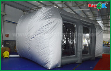Aufblasbares Arbeits-Zelt wasserdichter Cutomized aufblasbarer aufblasbarer Spray-Stand des Luft-Zelt-/PVC für Auto-Spritzlackierung