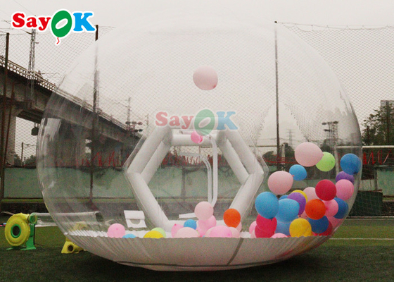 Kinder sprudeln federnd aufblasbarer Luft-Zelt-Ballon-klares Hauben-Zelt