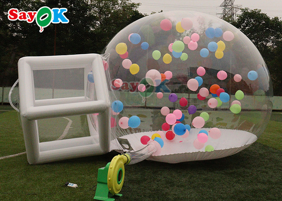 Aufblasbare Ballone sprudeln Hauben-Zelt-transparente Blasen-Familien-Hochzeitsfest-Blasen-klarer Raum für das Kampieren