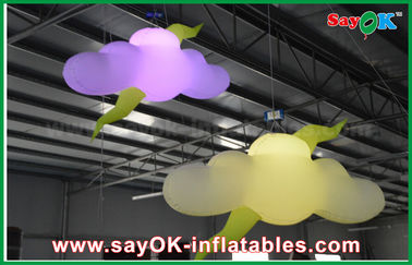 Bühnenbild-kundenspezifische aufblasbare Produkt-aufblasbare Wolke mit Licht des Gebläse-/LED