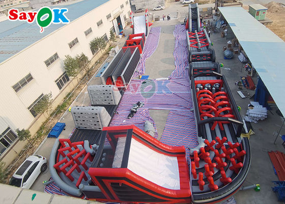 Kundengebundener Vergnügungspark-aufblasbarer Hindernislauf-Explosions-Freizeitpark