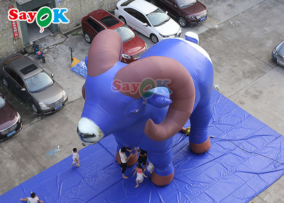 7.5m aufblasbare Ziegen-Tier-vorbildliche Balloons Custom Inflations-Reitziegen-Werbung