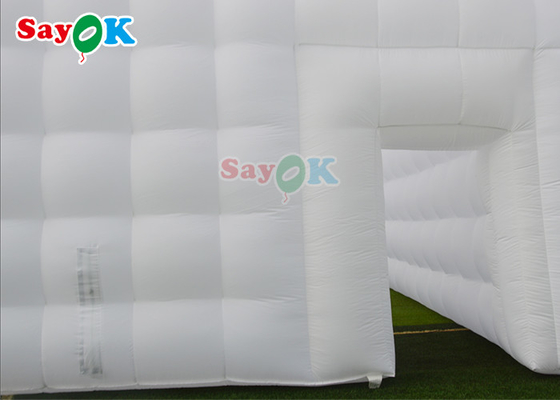 8x12x5m aufblasbares Luftzelt mit LED-Licht-Schlauchbooten, Würfelzelt, Hochzeitsdekoration