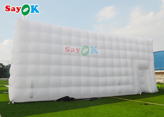 8x12x5m aufblasbares Luftzelt mit LED-Licht-Schlauchbooten, Würfelzelt, Hochzeitsdekoration