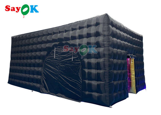 Werbung Nachtclub aufblasbares Würfelzelt starkes Oxford Stoff Material aufblasbares Luftzelt