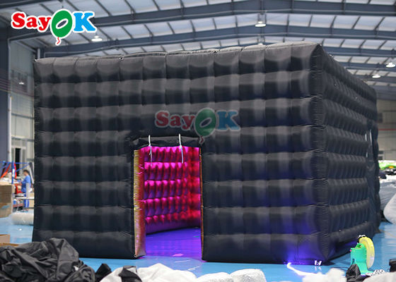 Werbung Nachtclub aufblasbares Würfelzelt starkes Oxford Stoff Material aufblasbares Luftzelt