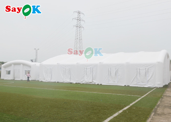 PVC Wasserdichtes weißes aufblasbares Luftzelt für Hochzeiten, aufblasbares Festzelt im Freien