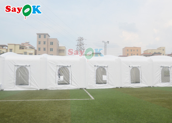 PVC Wasserdichtes weißes aufblasbares Luftzelt für Hochzeiten, aufblasbares Festzelt im Freien