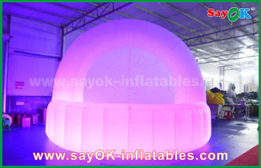Nachtklub-Stangen-Zelt-wasserdichter Oxford-Stoff-aufblasbares Luft-Zelt LED, das für Stangen-Zähler beleuchtet