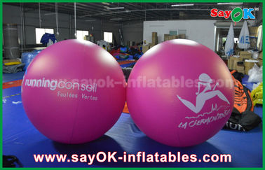 Riese 2m roter aufblasbarer Ballon-Werbung- im Freienaufblasbarer Helium-Ballon Durchmesser-PVCs