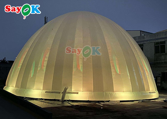 Aufblasbare Luftzelt Veranstaltung Aufblasbare Kuppel Marquee Igloo Mit LED Aufblasbare Yard Zelt