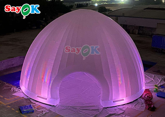 Aufblasbare Luftzelt Veranstaltung Aufblasbare Kuppel Marquee Igloo Mit LED Aufblasbare Yard Zelt