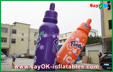 Werbungs-kundenspezifische aufblasbare Produkt-riesige aufblasbare Baby-Zufuhr-Getränk-Flasche