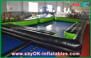 Aufblasbares Fußball-Wurf-Spiel-Schwarzes/grüne aufblasbare Sportspiele aufblasbare Bälle des Snookball-Tabellen-Pool-12