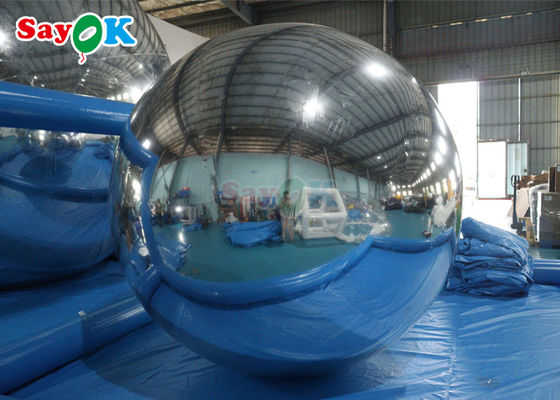 Gold Spiegelkugel kundenspezifisch großes Pvc Silber aufblasbare Spiegelkugel Riese dekorative Spiegelkugel