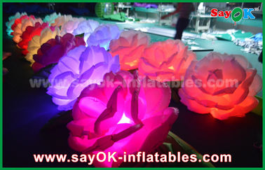 Romantische aufblasbare aufblasbare Blumen-Kette Rose der Beleuchtungs-Dekorations-/LED für die Heirat