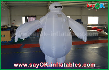 Werbung Aufblasbare Aufblasbare Baymax Maskottokostüm / Aufblasbare Roboter Baymax Für Kinder Vergnügungspark