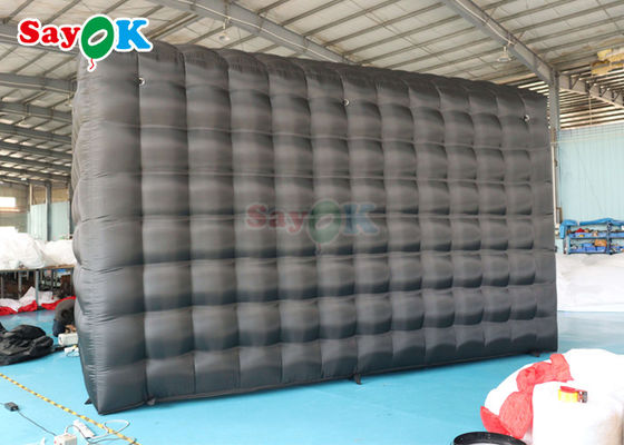 Schwarze LED-Musikbar Mobil Nachtclub Zelt kommerzieller aufblasbarer Nachtclub mit Disco Licht aufblasbarer Nachtclub für Ren