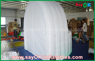 Stoff-Kneipen-Bar-Zelt des Bar-aufblasbares Zelt-Weiß-3m DIA Inflatable Air Tent Oxford mit LED-Licht